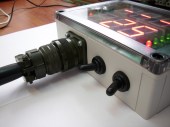 Temperature and fuel lever displayer